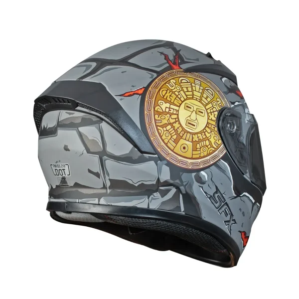 Casco SFX Inka Warrior Plomo - Imagen 2